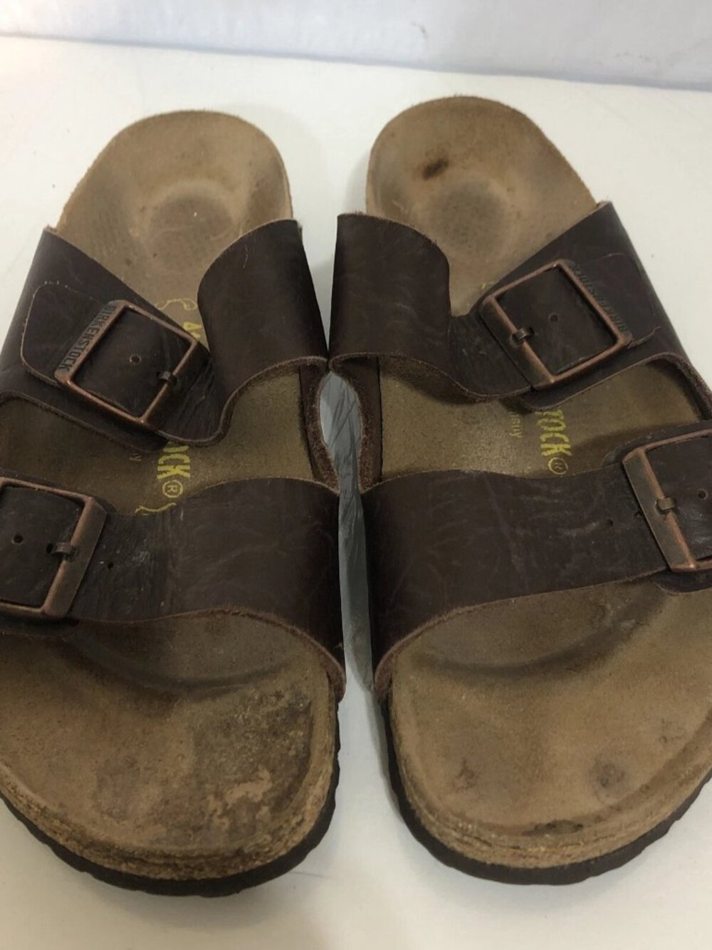 Birkenstock 265 Arizona Chocolate Brown Strappy Buckle Sandal Size 8-8 1/2